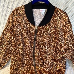 LulaRoe XL Cheetah print Stevie